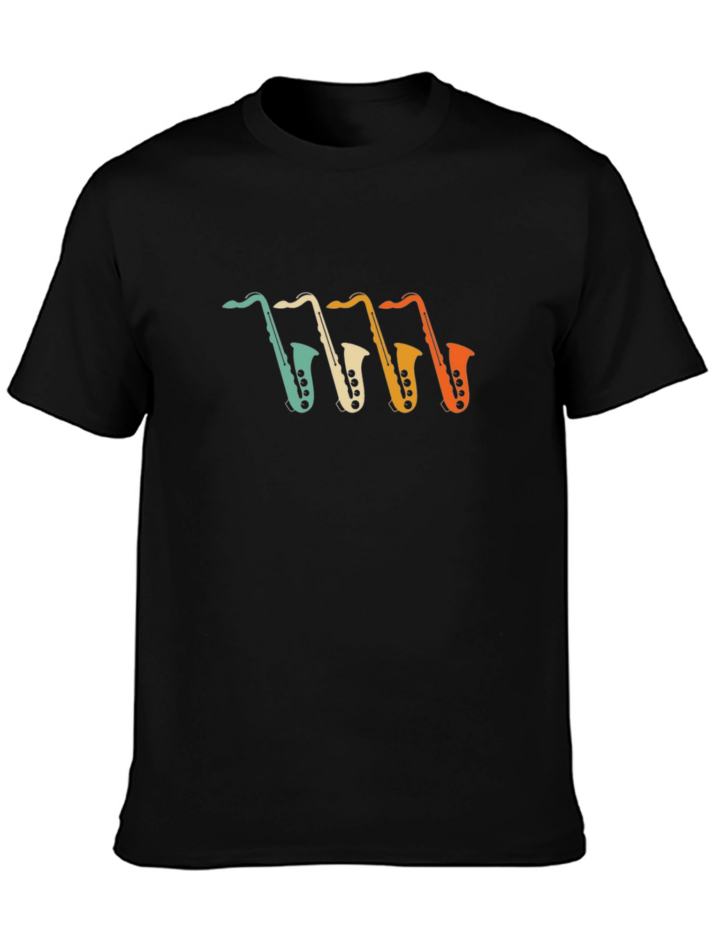 Saxophone Graphic Tee - Retro Music T-Shirt