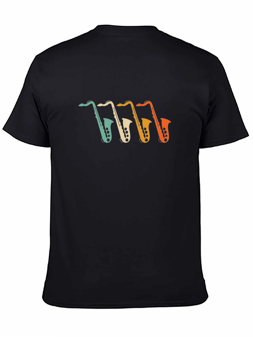 Saxophone Graphic Tee - Retro Music T-Shirt