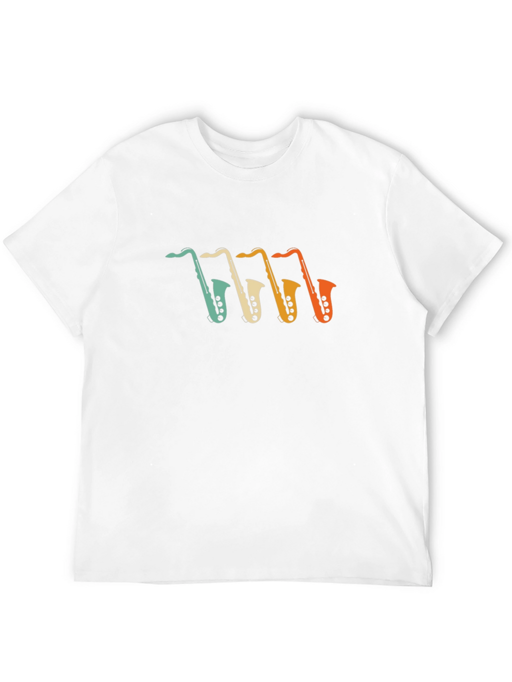 Saxophone Graphic Tee - Retro Music T-Shirt