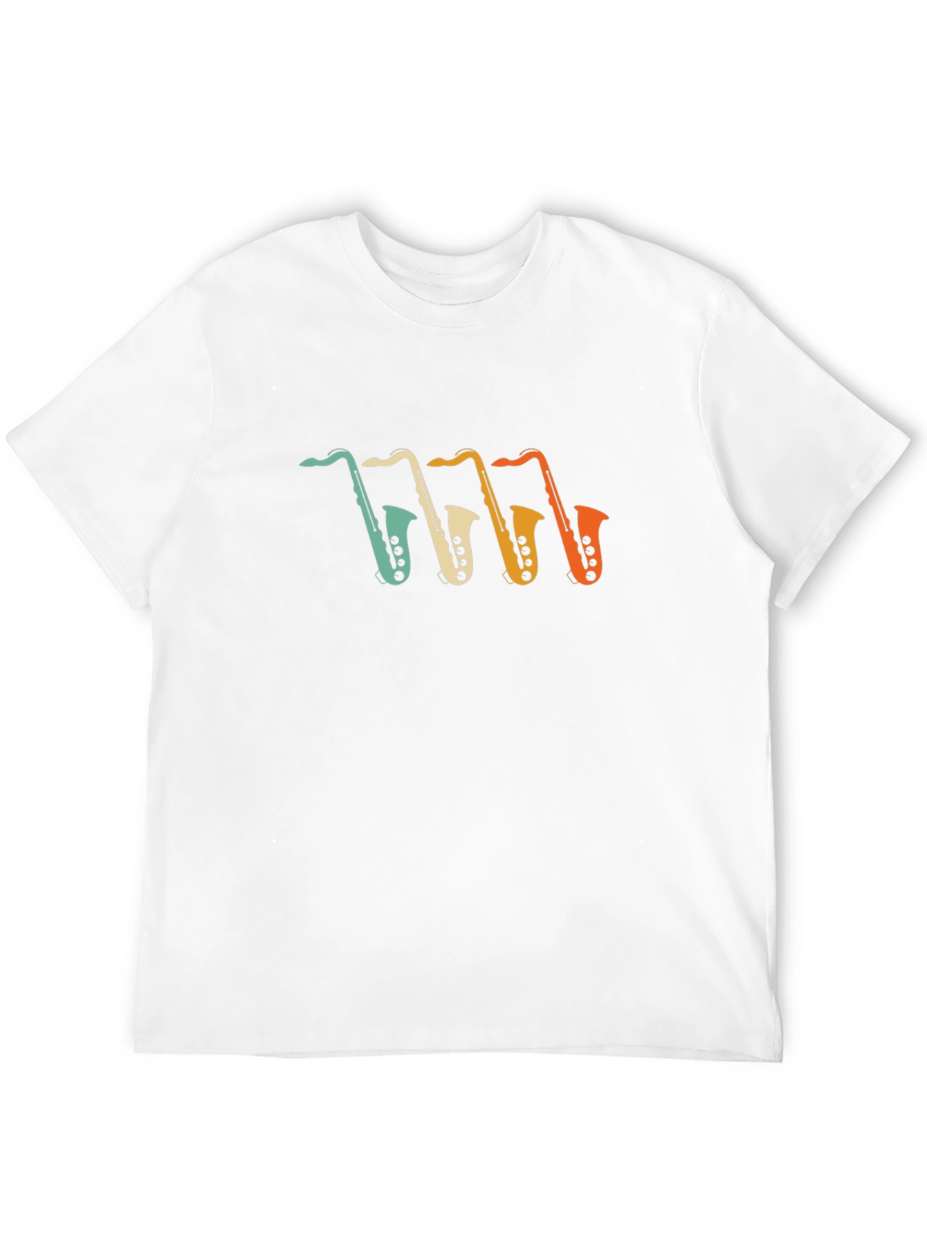 Saxophone Graphic Tee - Retro Music T-Shirt