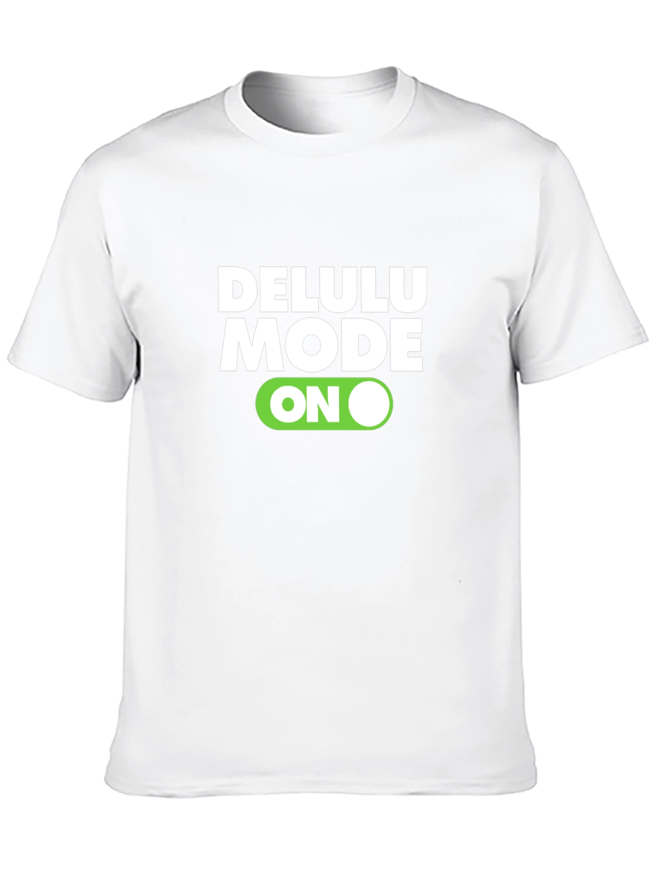 Delulu Mode ON Black Graphic Tee