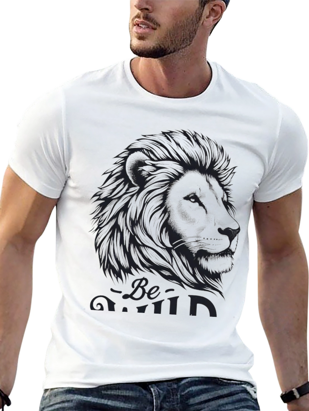 Lion Graphic Tee - Be Kind T-Shirt