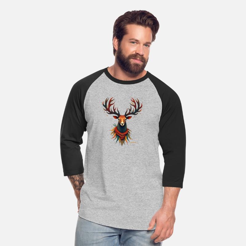 Abstract Artistic Reindeer–Contemporary Christmas