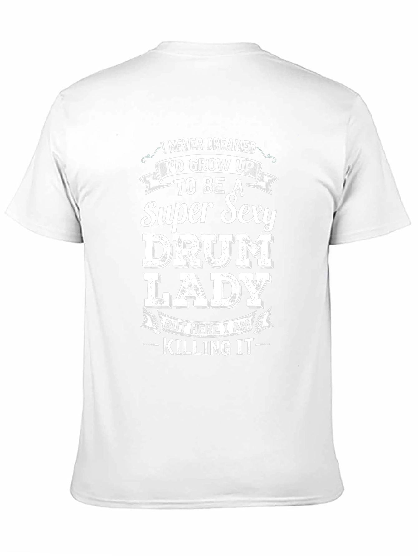 Super Sexy Drum Lady Graphic Tee