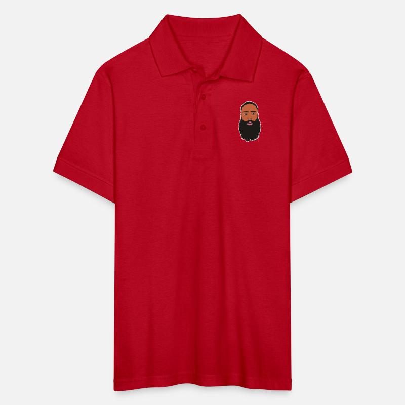 Afro Man with hipster beard