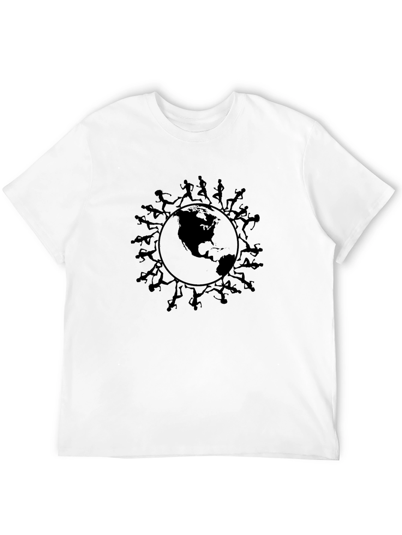 Global Runners Graphic T-Shirt - Black