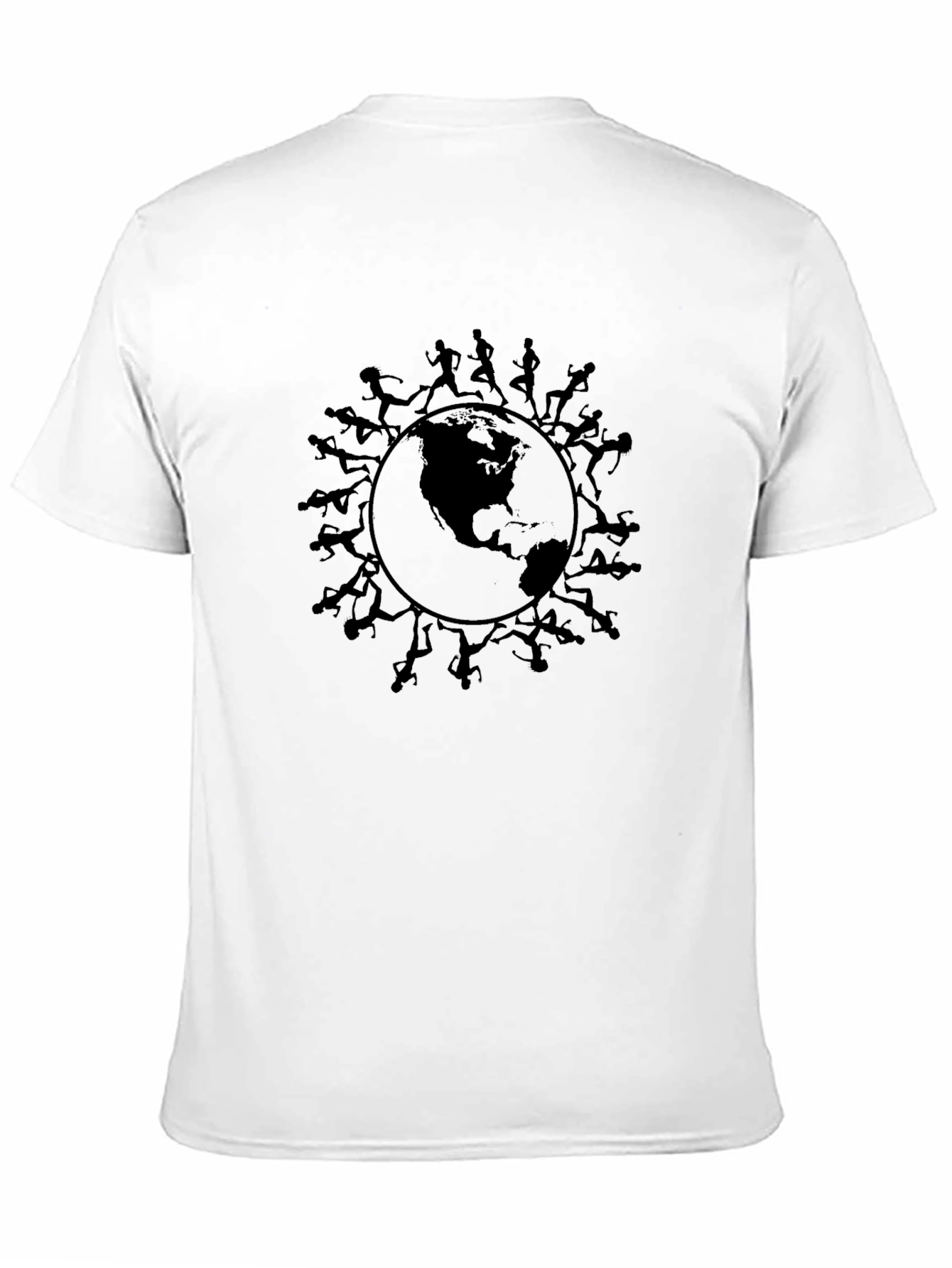 Global Runners Graphic T-Shirt - Black