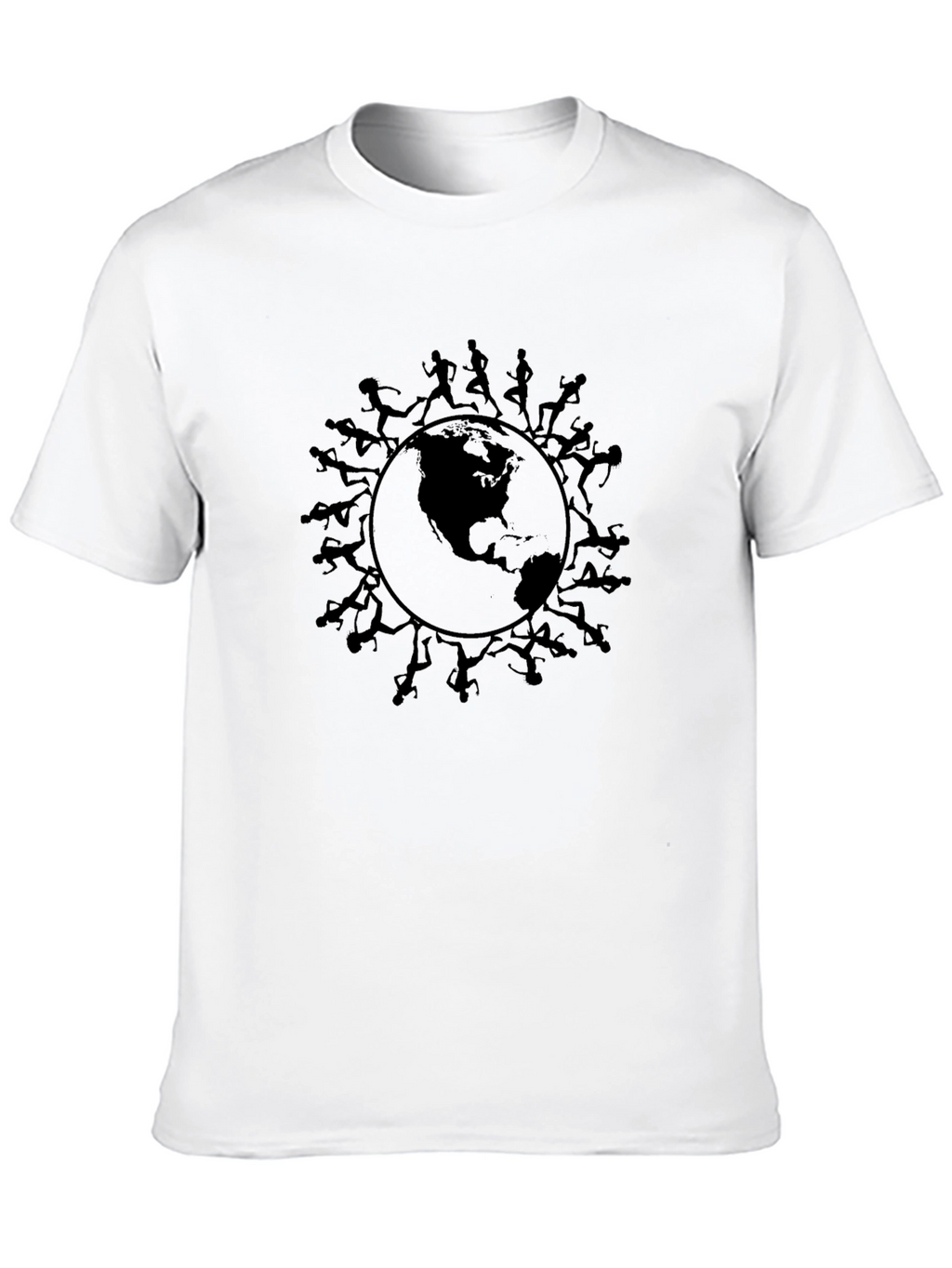 Global Runners Graphic T-Shirt - Black