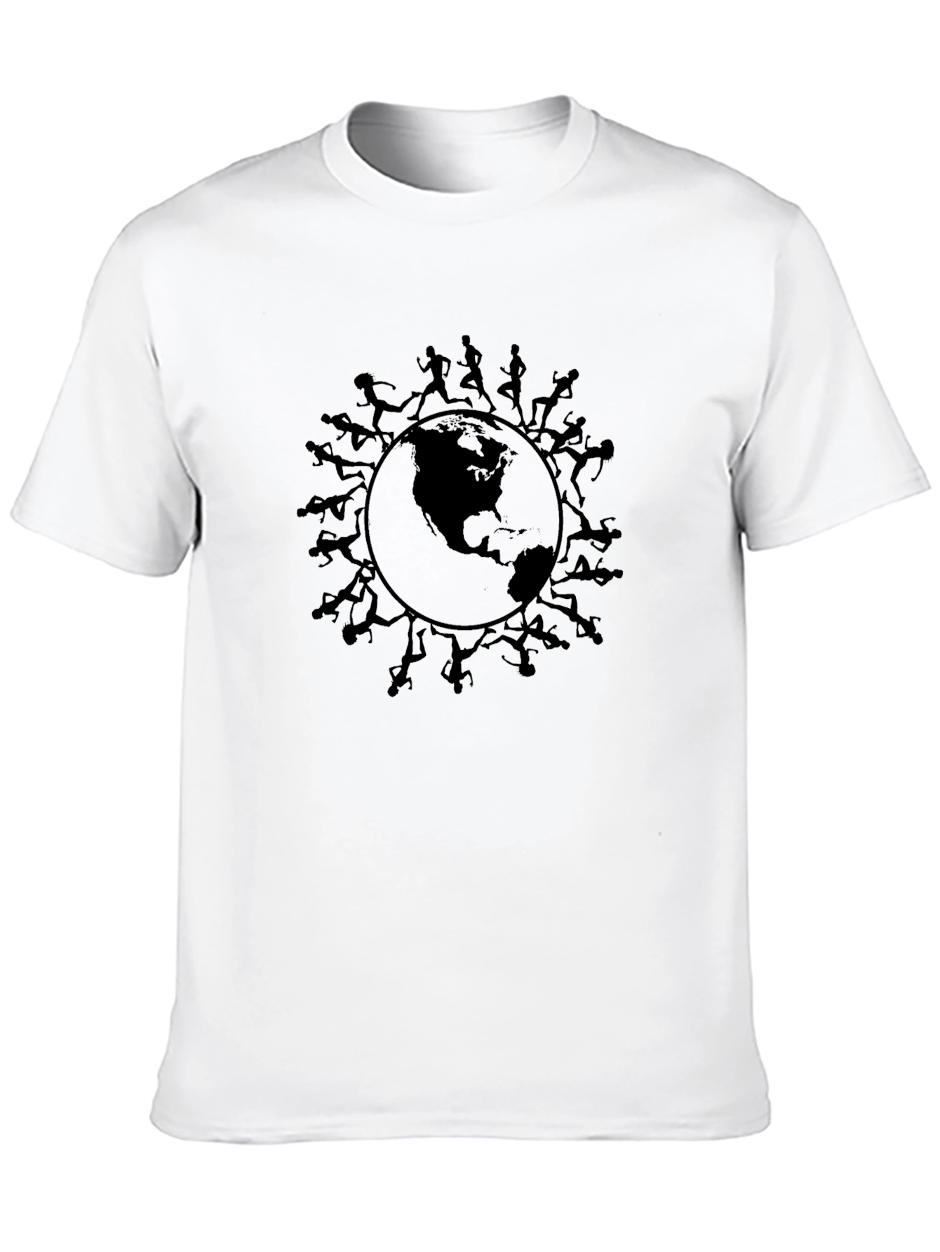 Global Runners Graphic T-Shirt - Black