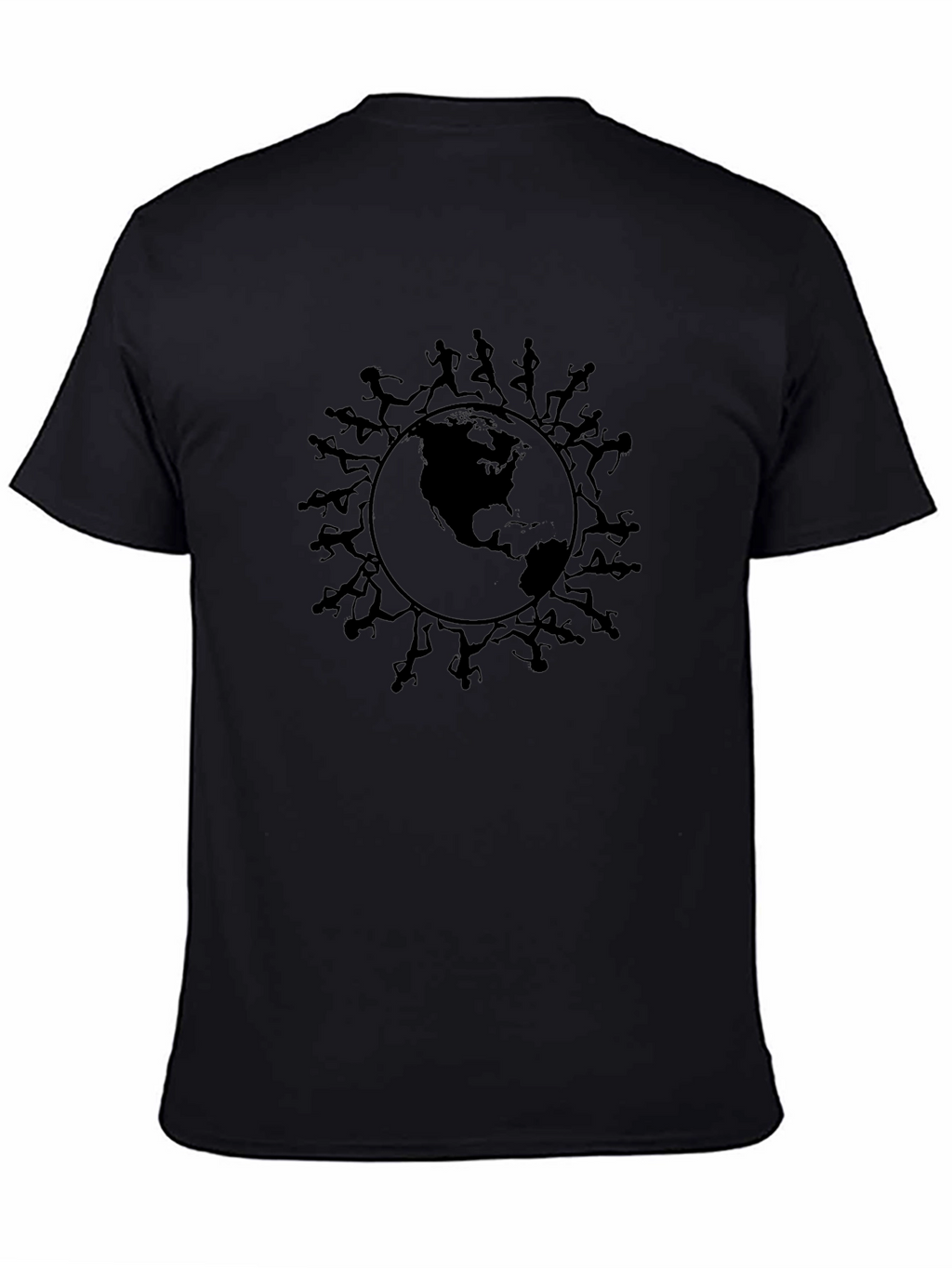 Global Runners Graphic T-Shirt - Black