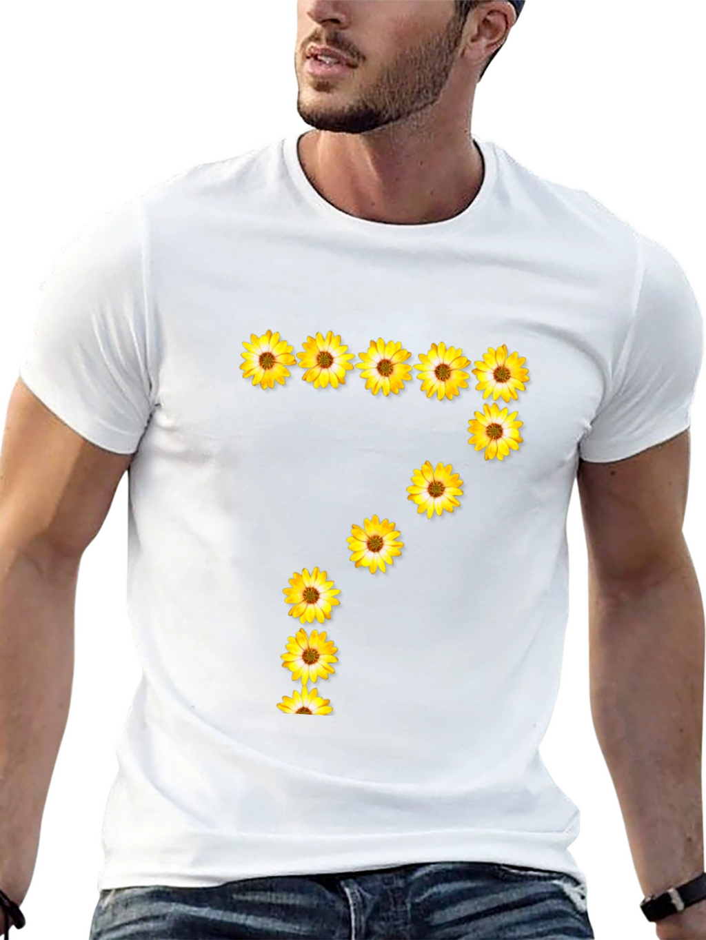 Sunflower Number 7 Black T-Shirt