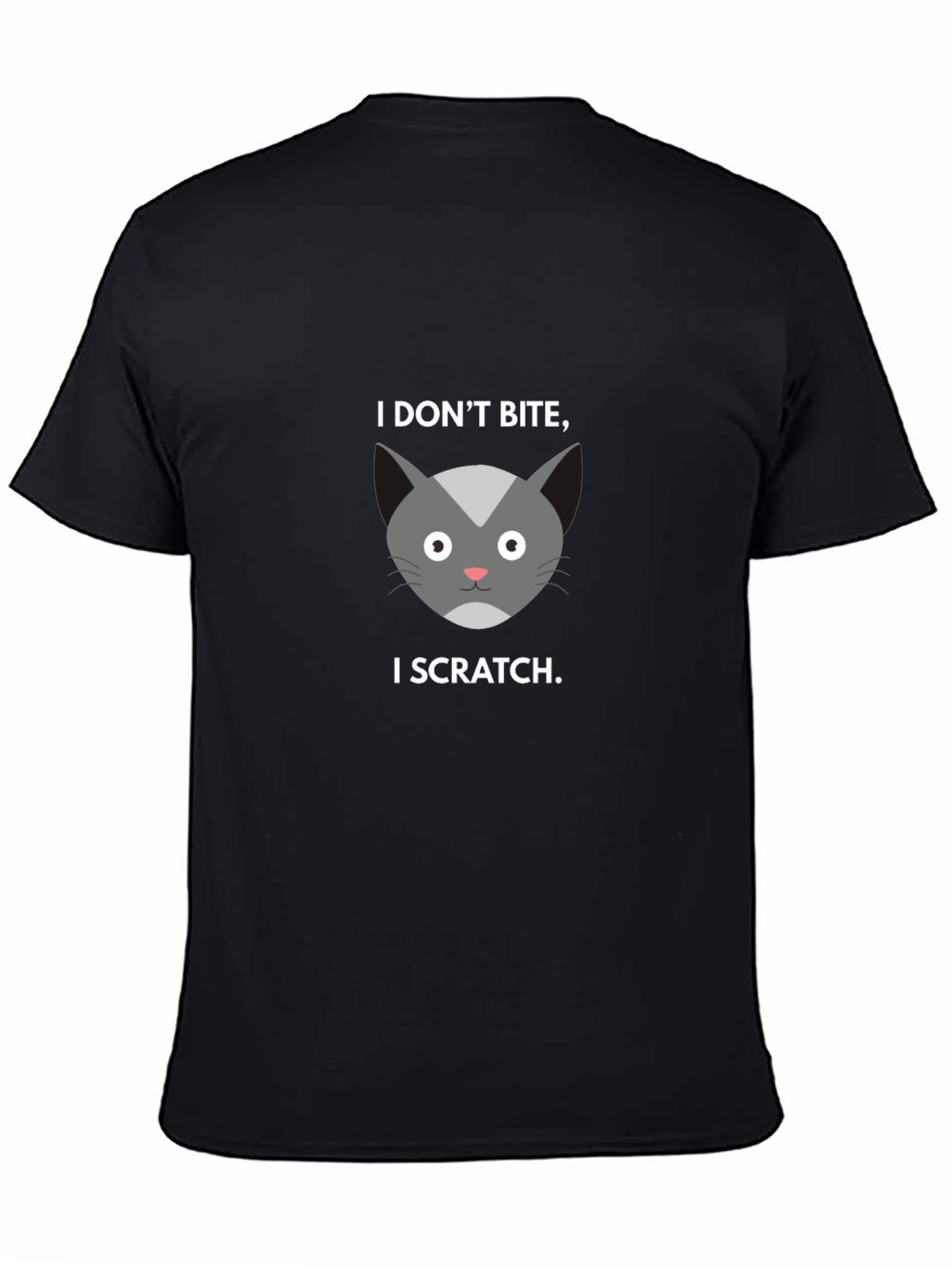 I Dont Bite I Scratch Cat Graphic Tee