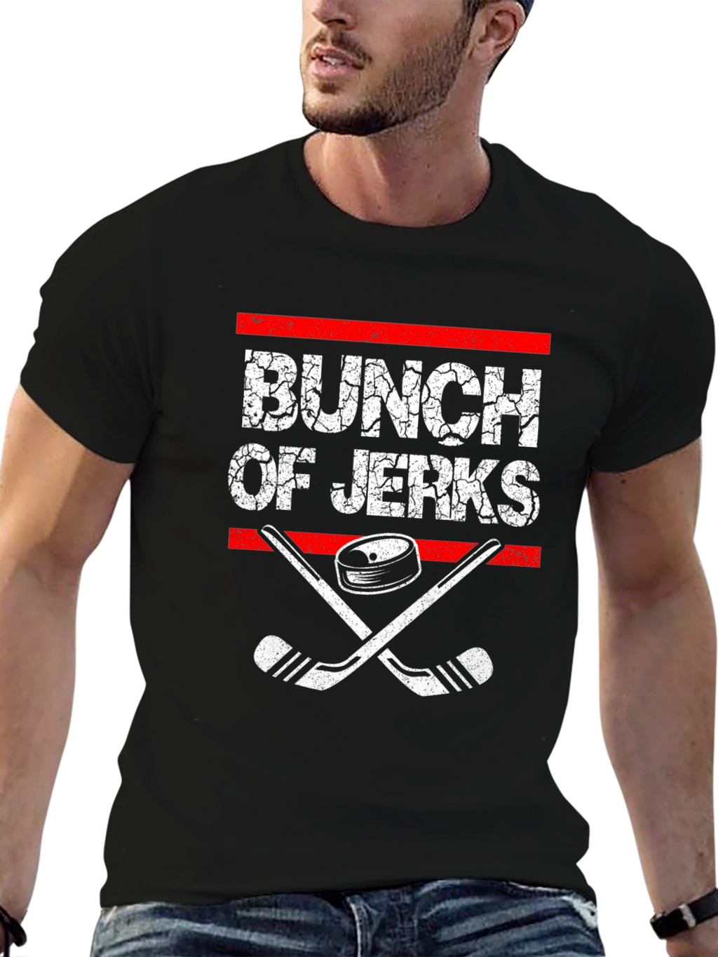 Bunch of Jerks Hockey Graphic Tee