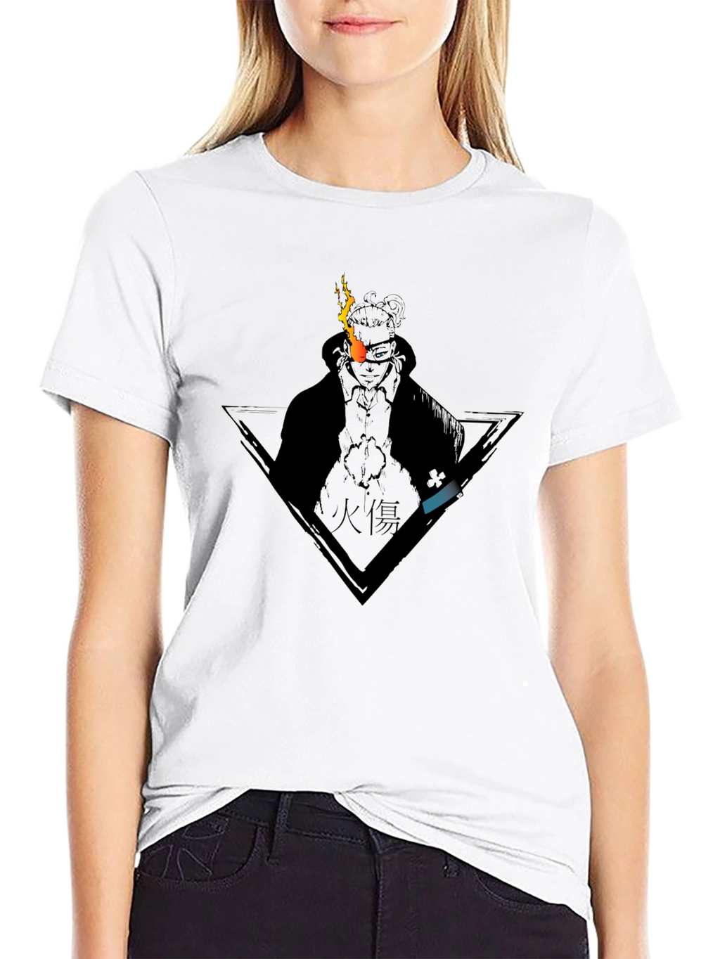 Anime Fire Force T-Shirt - Black Graphic Tee