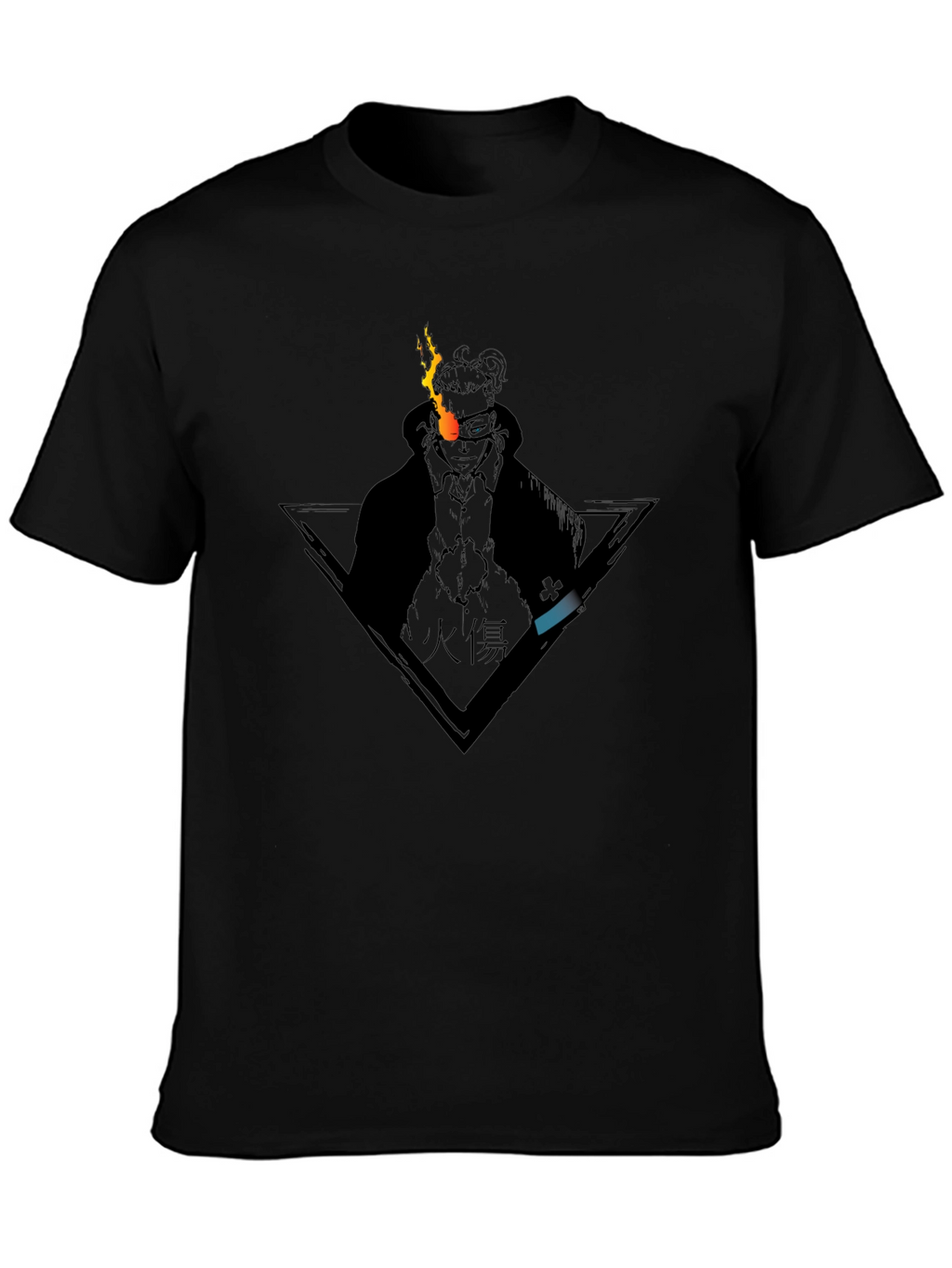 Anime Fire Force T-Shirt - Black Graphic Tee