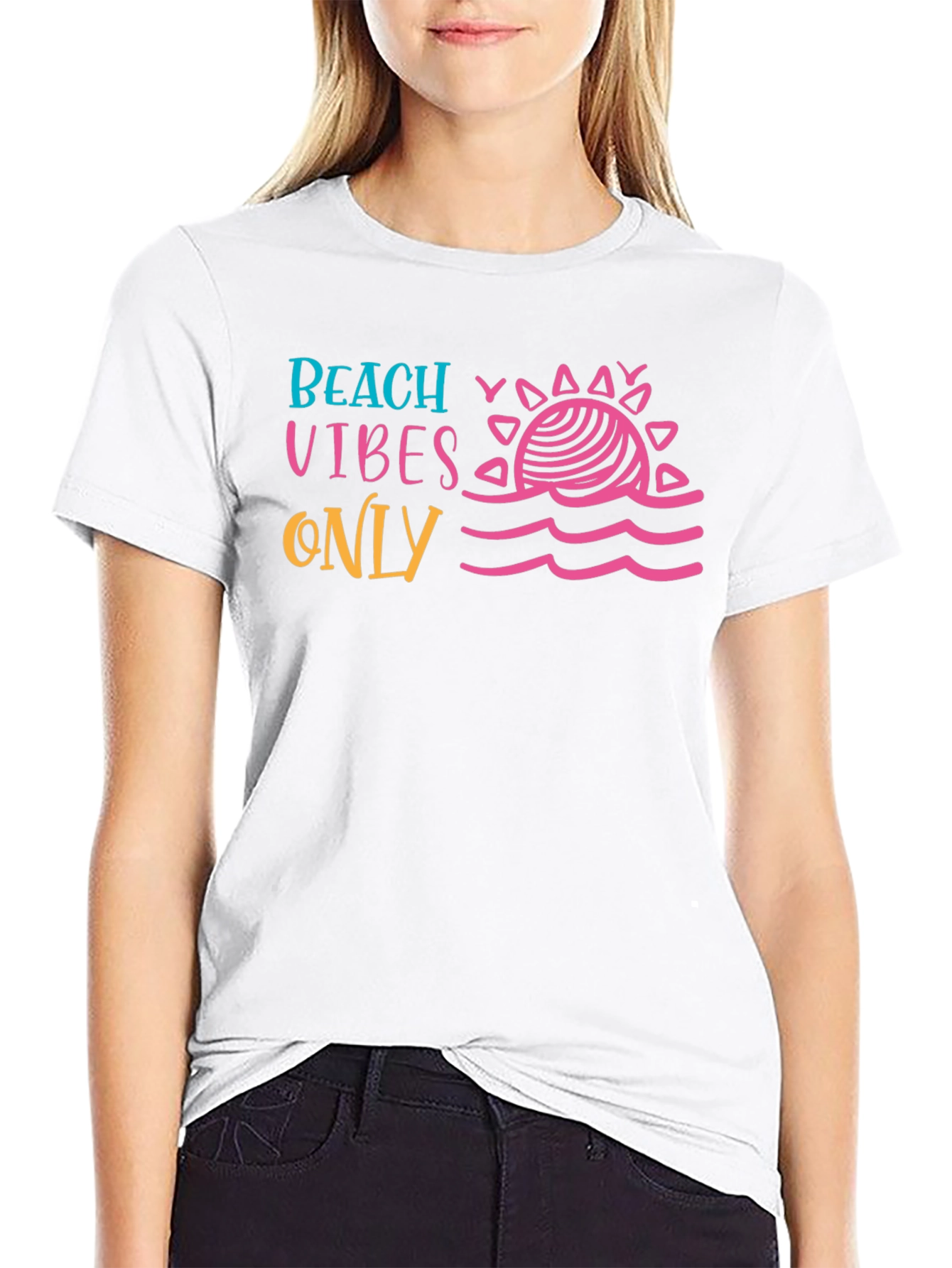 Beach Vibes Only T-Shirt Summer Fun