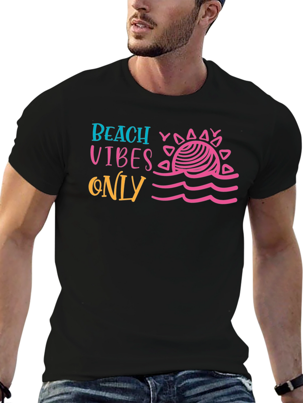 Beach Vibes Only T-Shirt Summer Fun