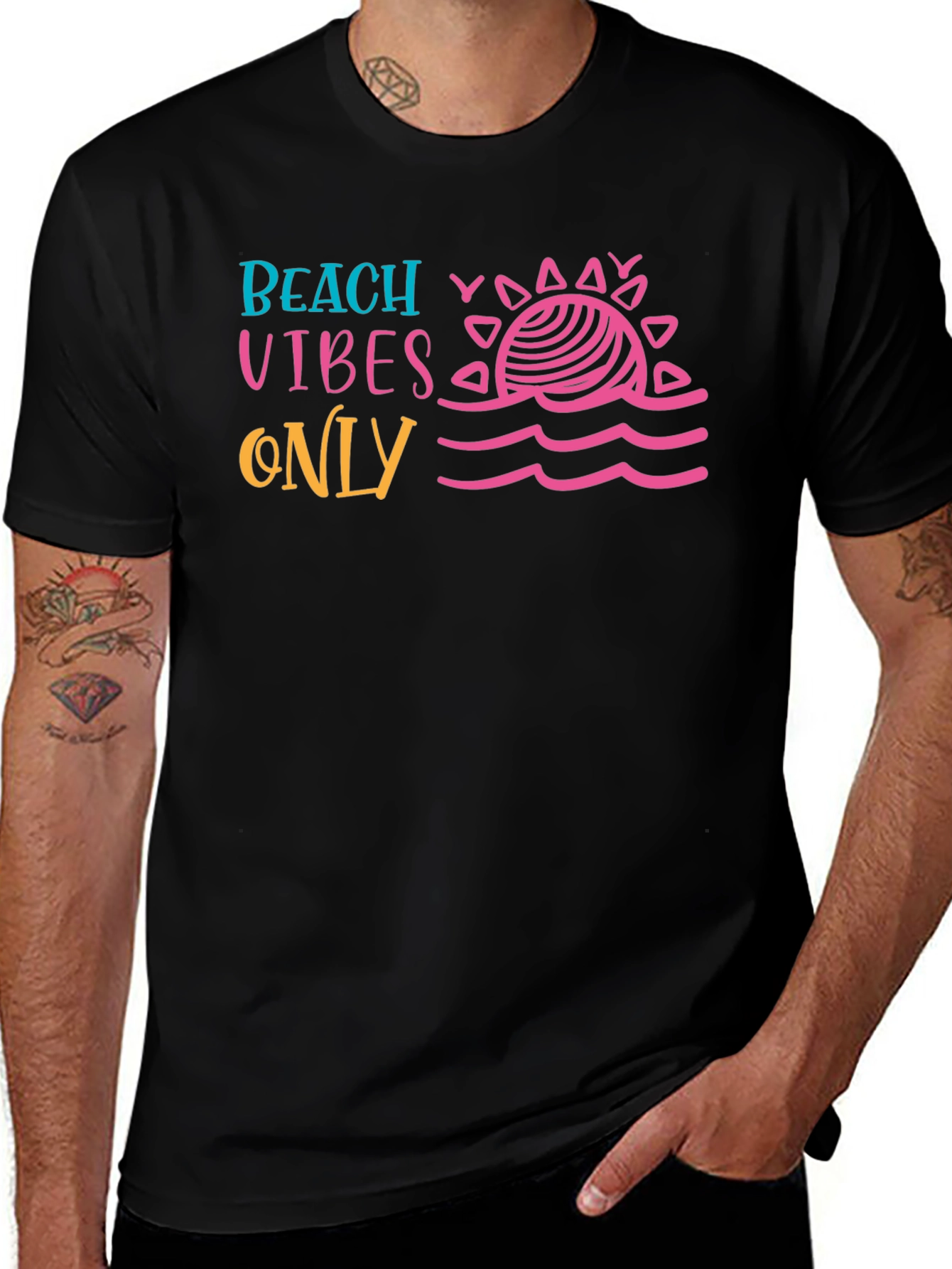 Beach Vibes Only T-Shirt Summer Fun