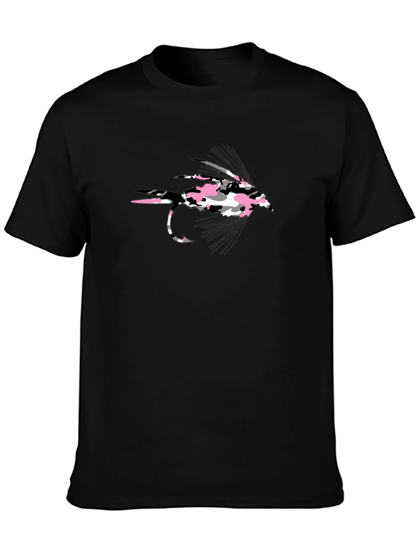 Fly Fishing Camo T-Shirt - Unique Angler Tee