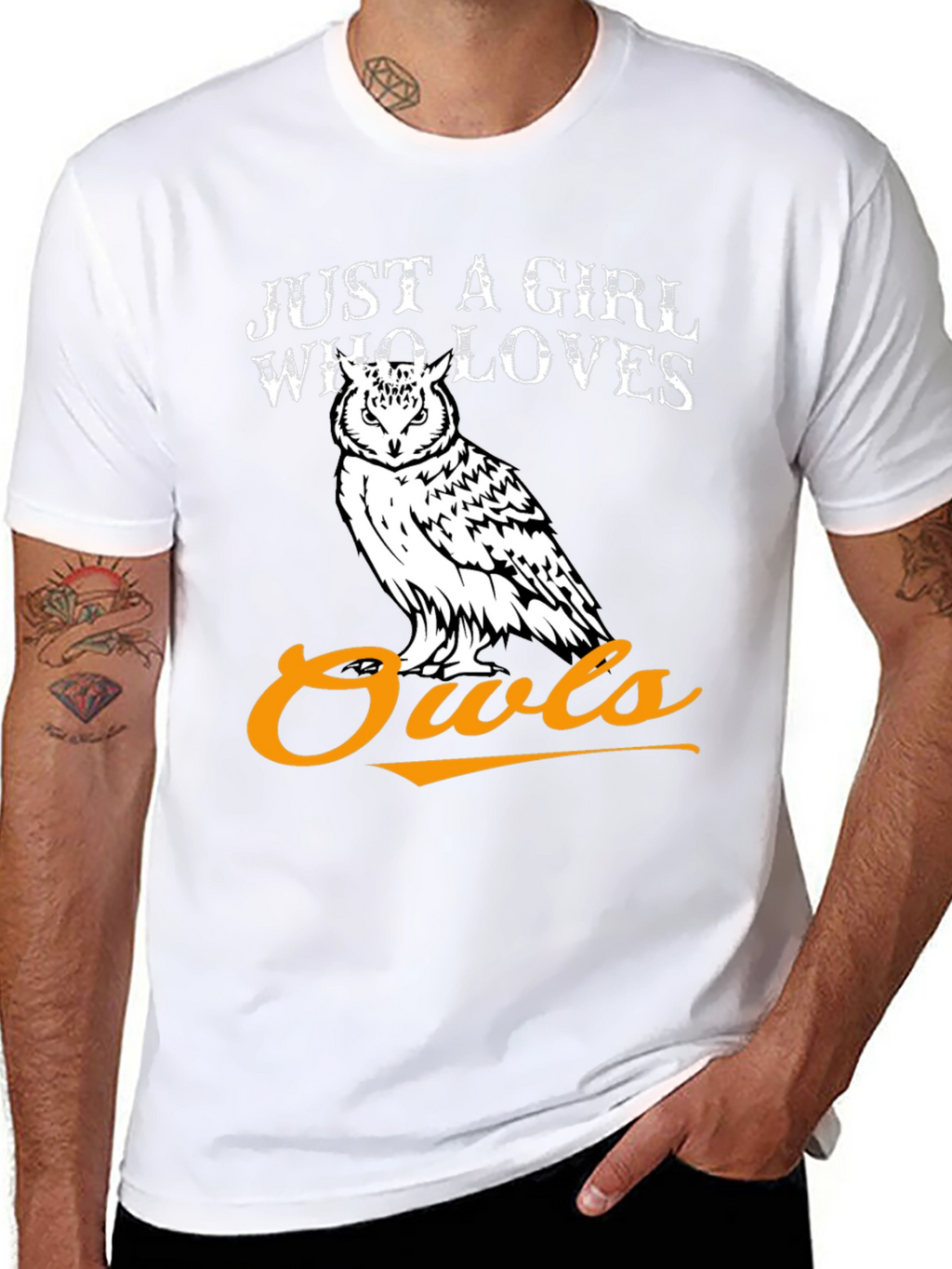 Just a Girl Who Loves Owls T-Shirt