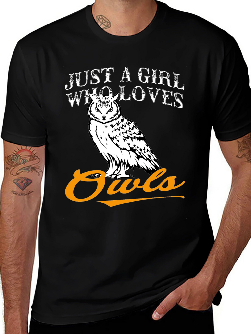 Just a Girl Who Loves Owls T-Shirt