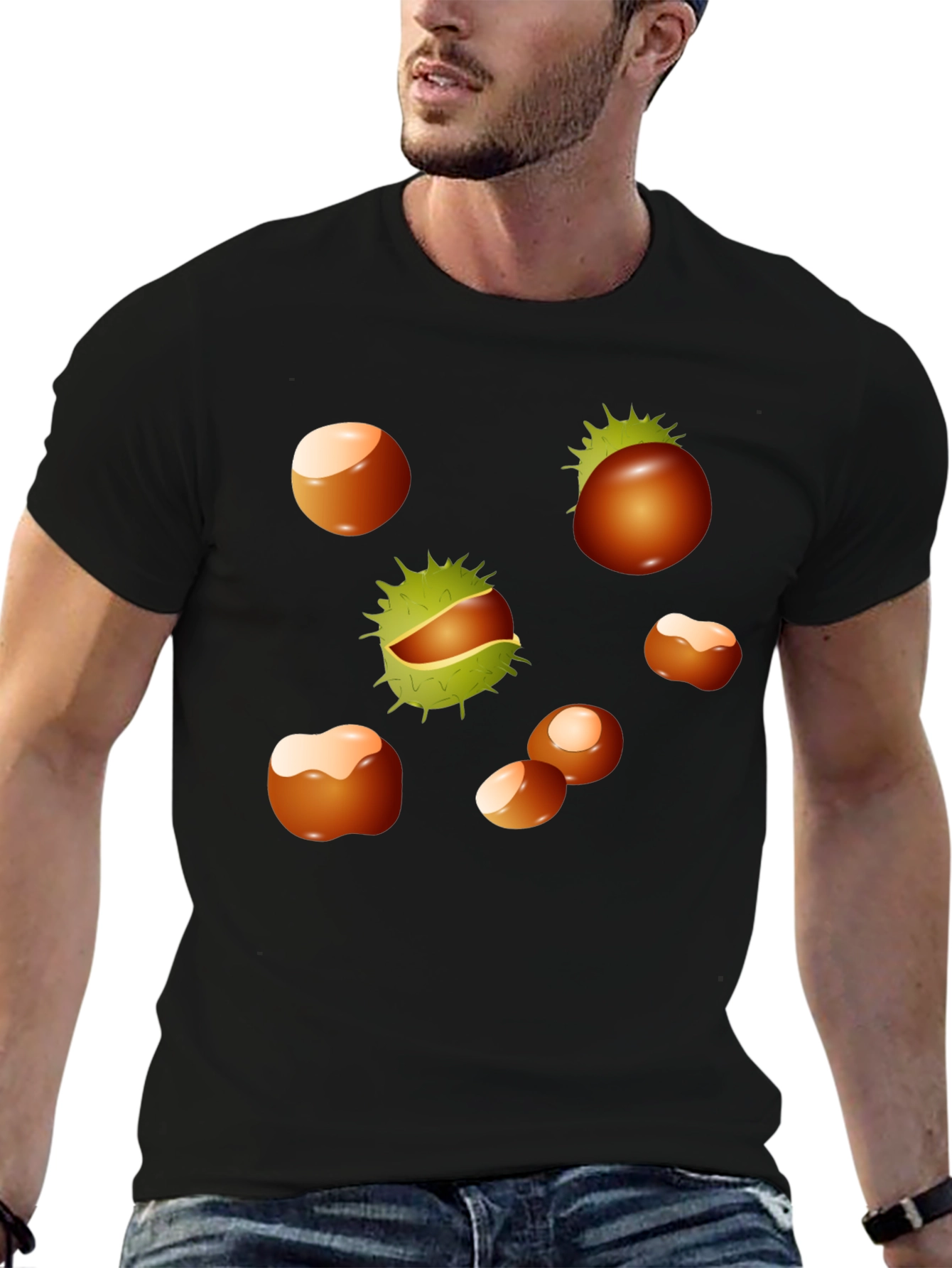 Chestnuts Patterned T-Shirt