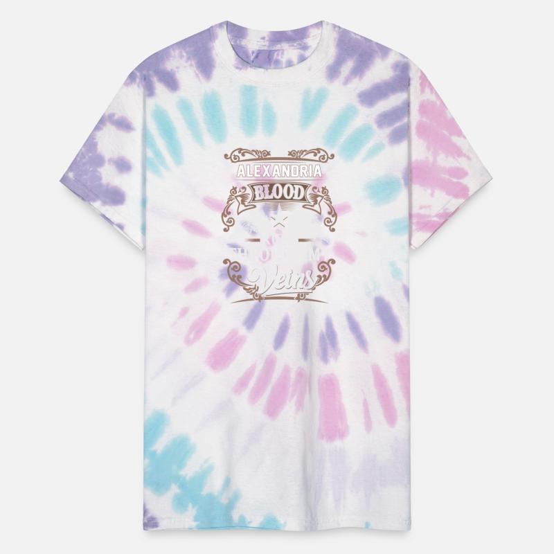 Alexandria Name T Shirt - Alexandria Blood Runs Th