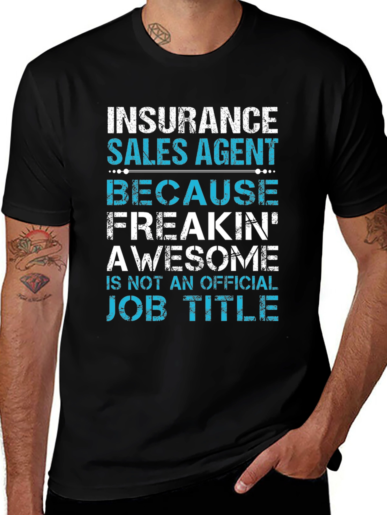 Insurance Sales Agent Awesome Job Title T-Shirt
