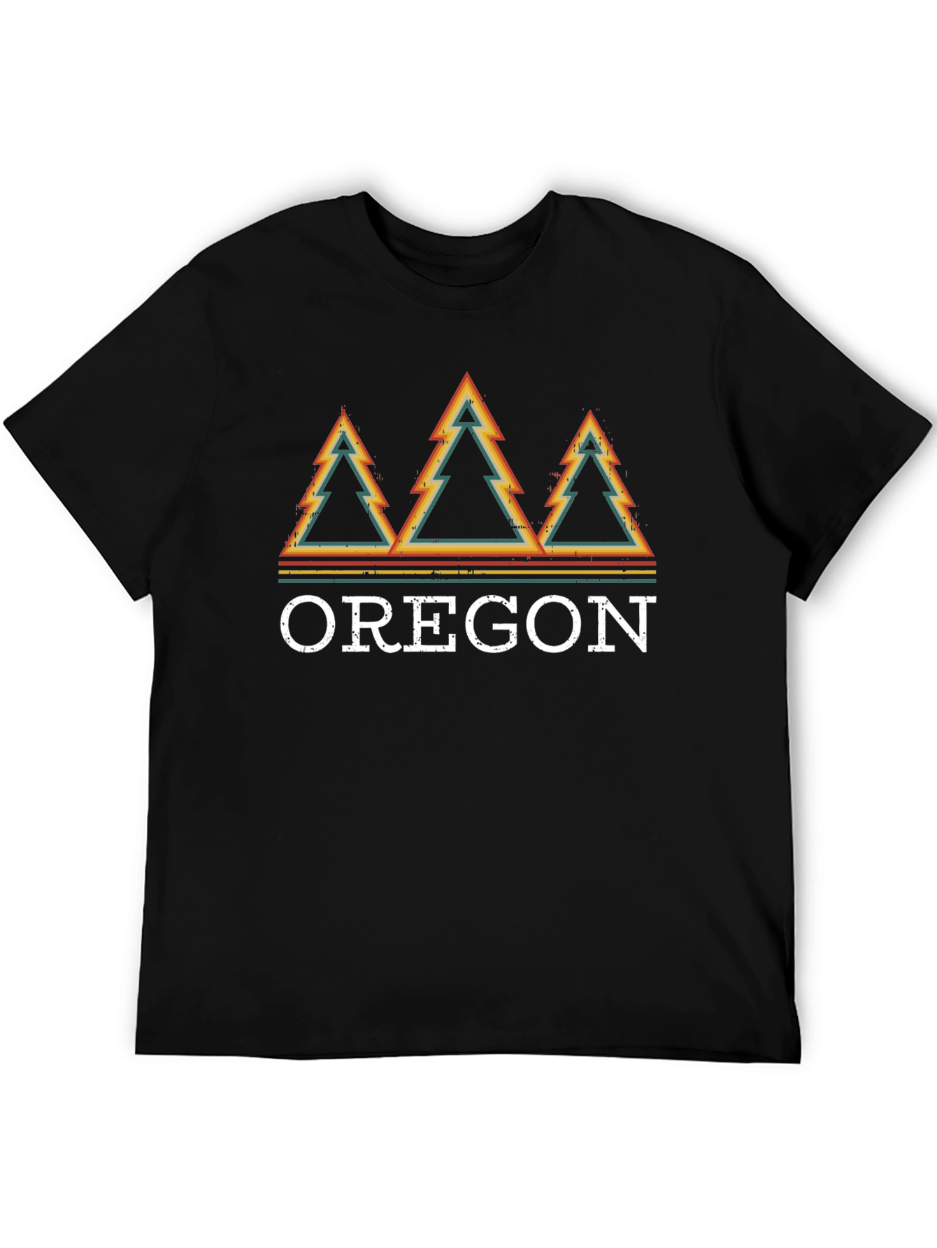 Oregon Tree Graphic Tee - Retro Style