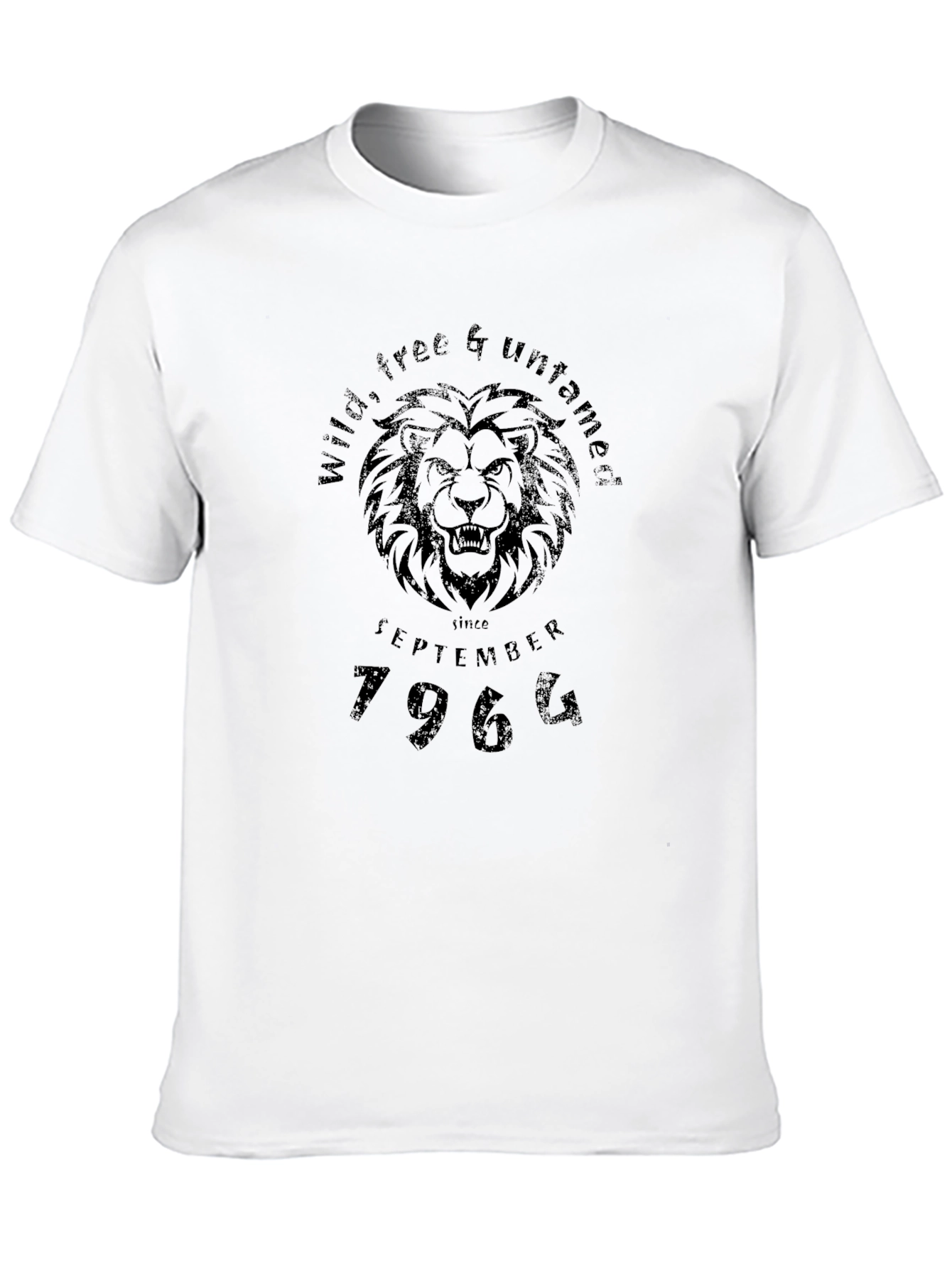 Wild & Free Lion Graphic Tee - September 1964