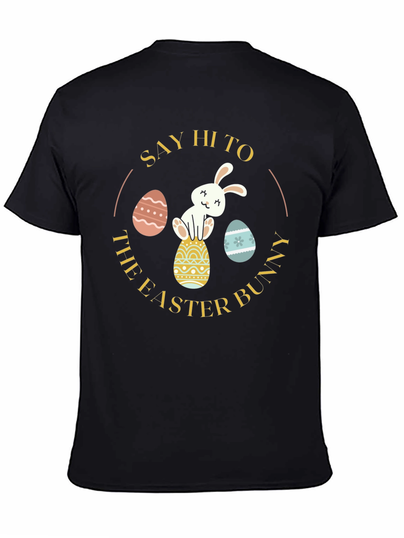 Easter Bunny Graphic Tee - Say Hi To The Bunny