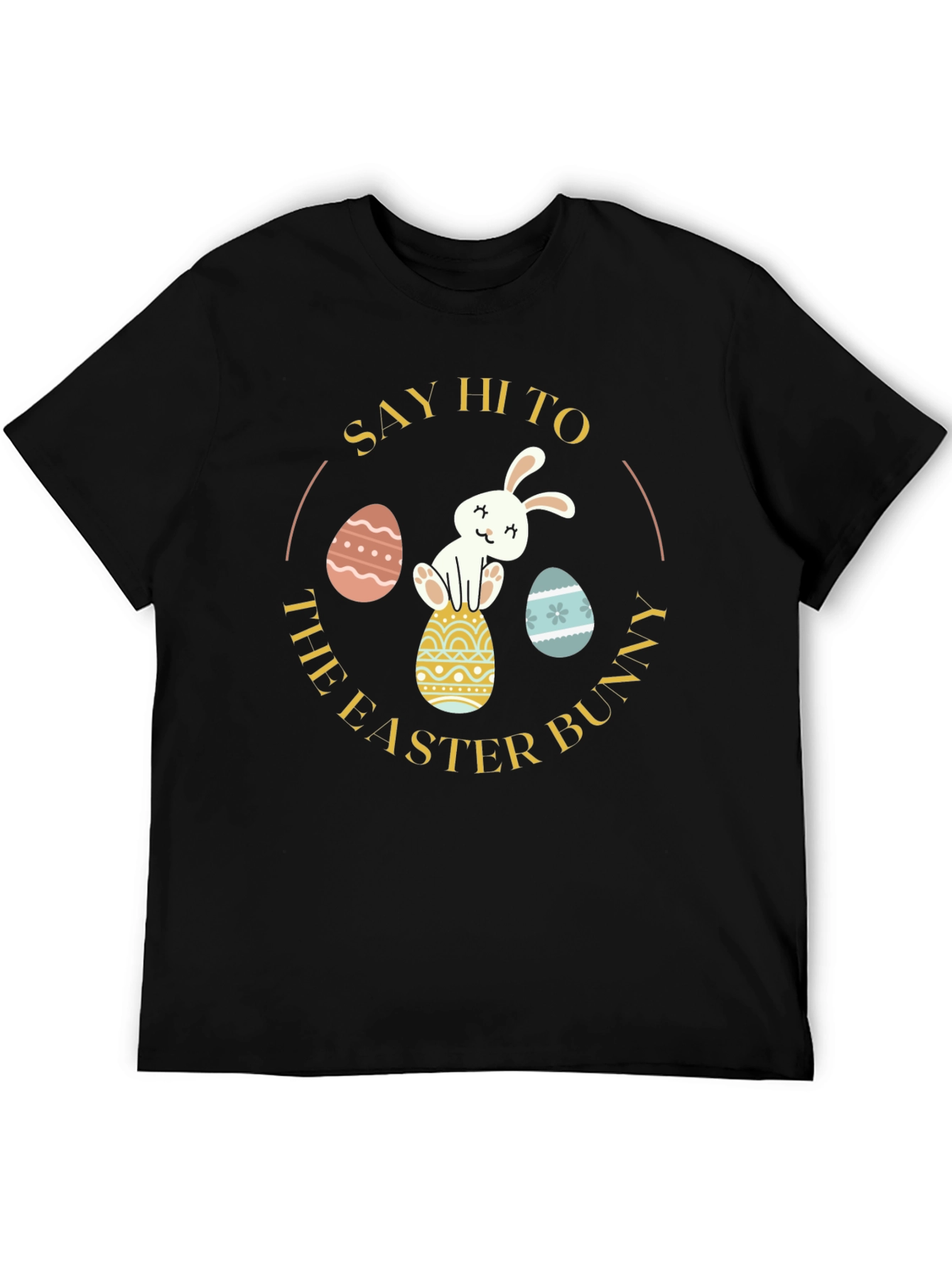 Easter Bunny Graphic Tee - Say Hi To The Bunny
