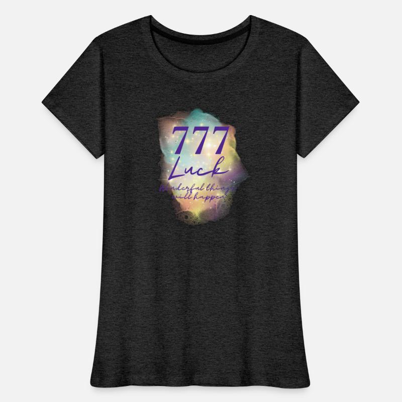 Angel Numbers Luck Mindful Quote 777