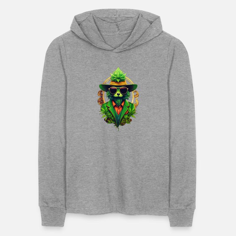 anthropomorphic cannabis logo hipster modern marke