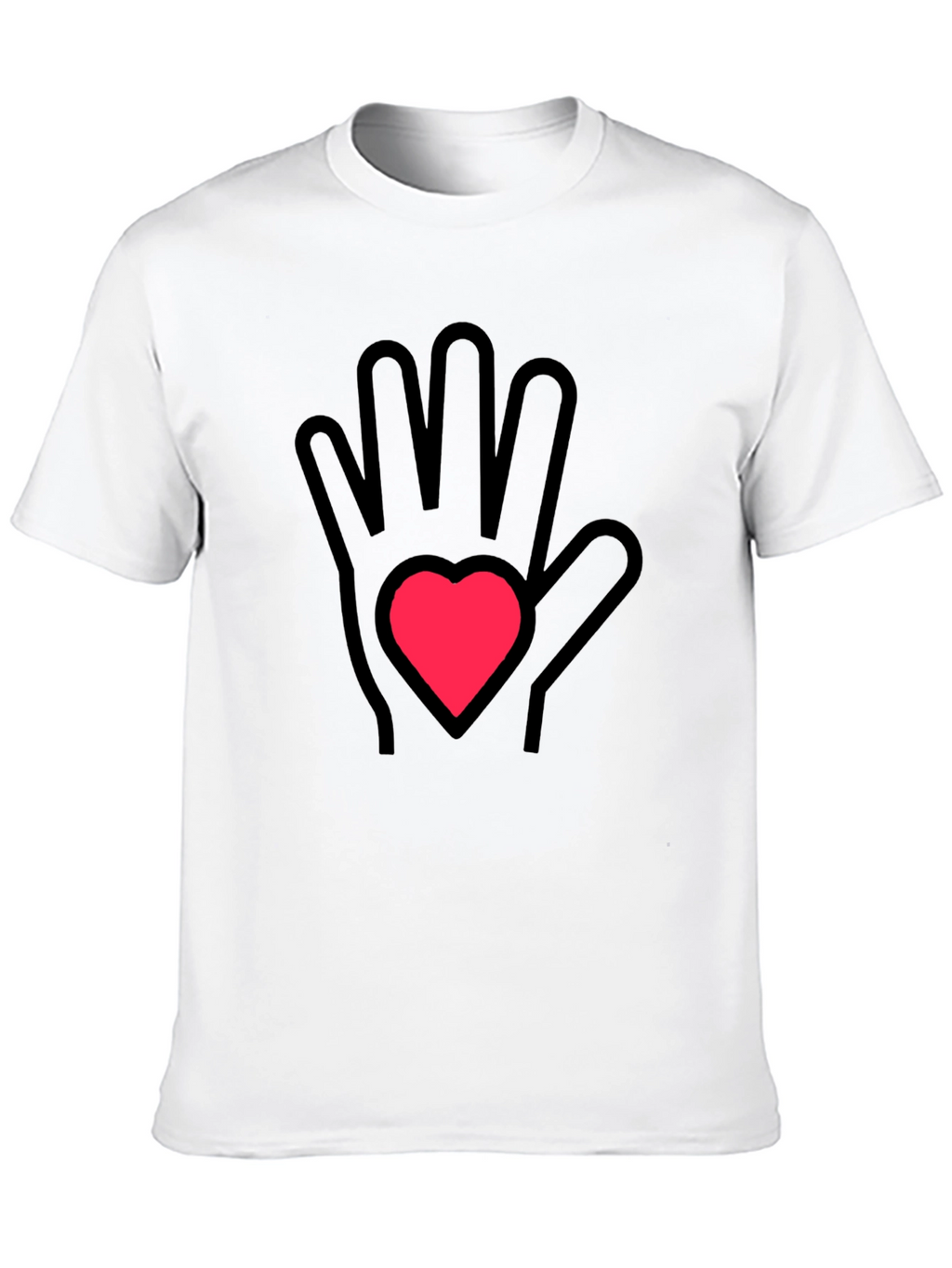 Hand Heart Graphic T-Shirt