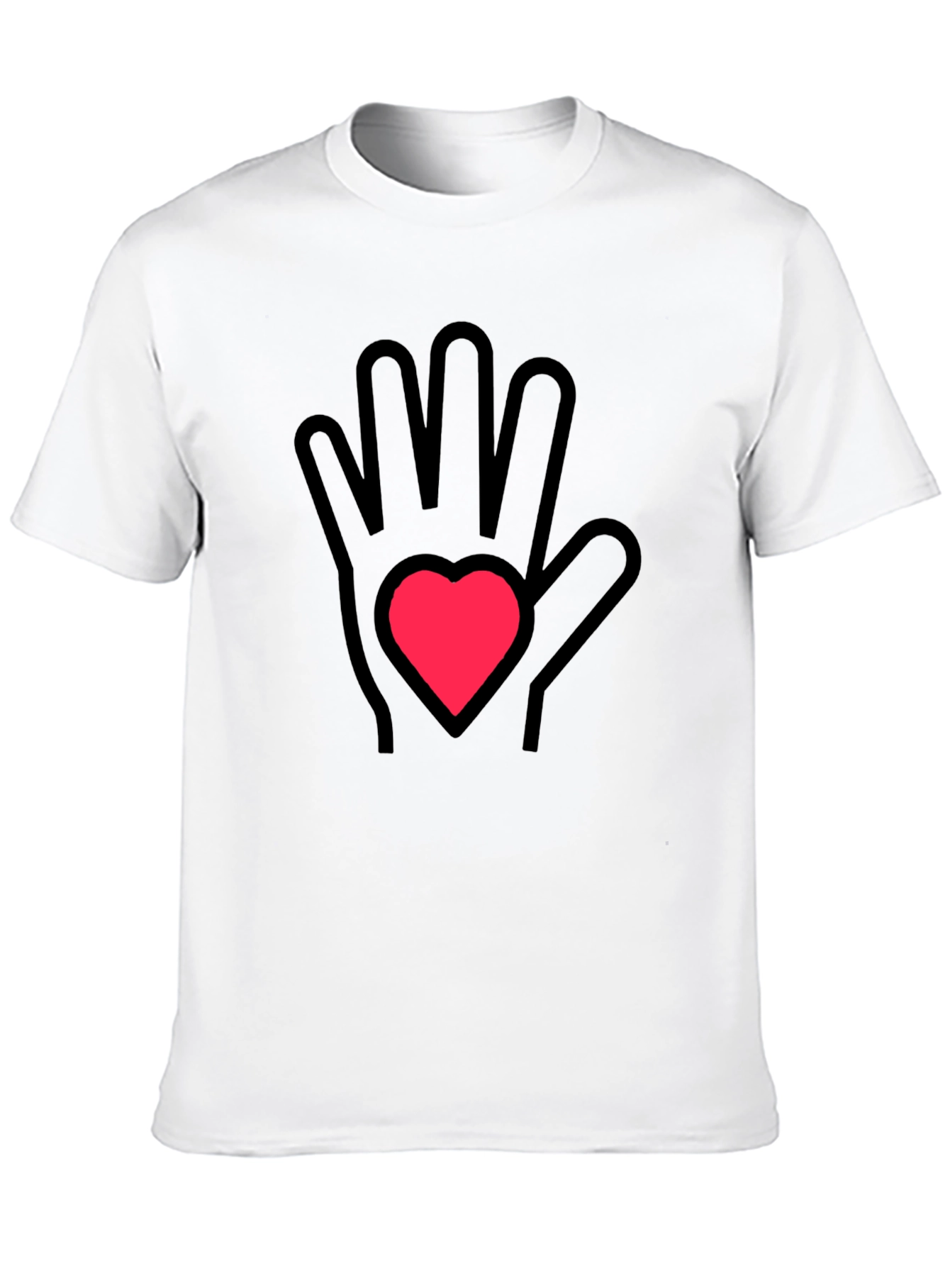 Hand Heart Graphic T-Shirt