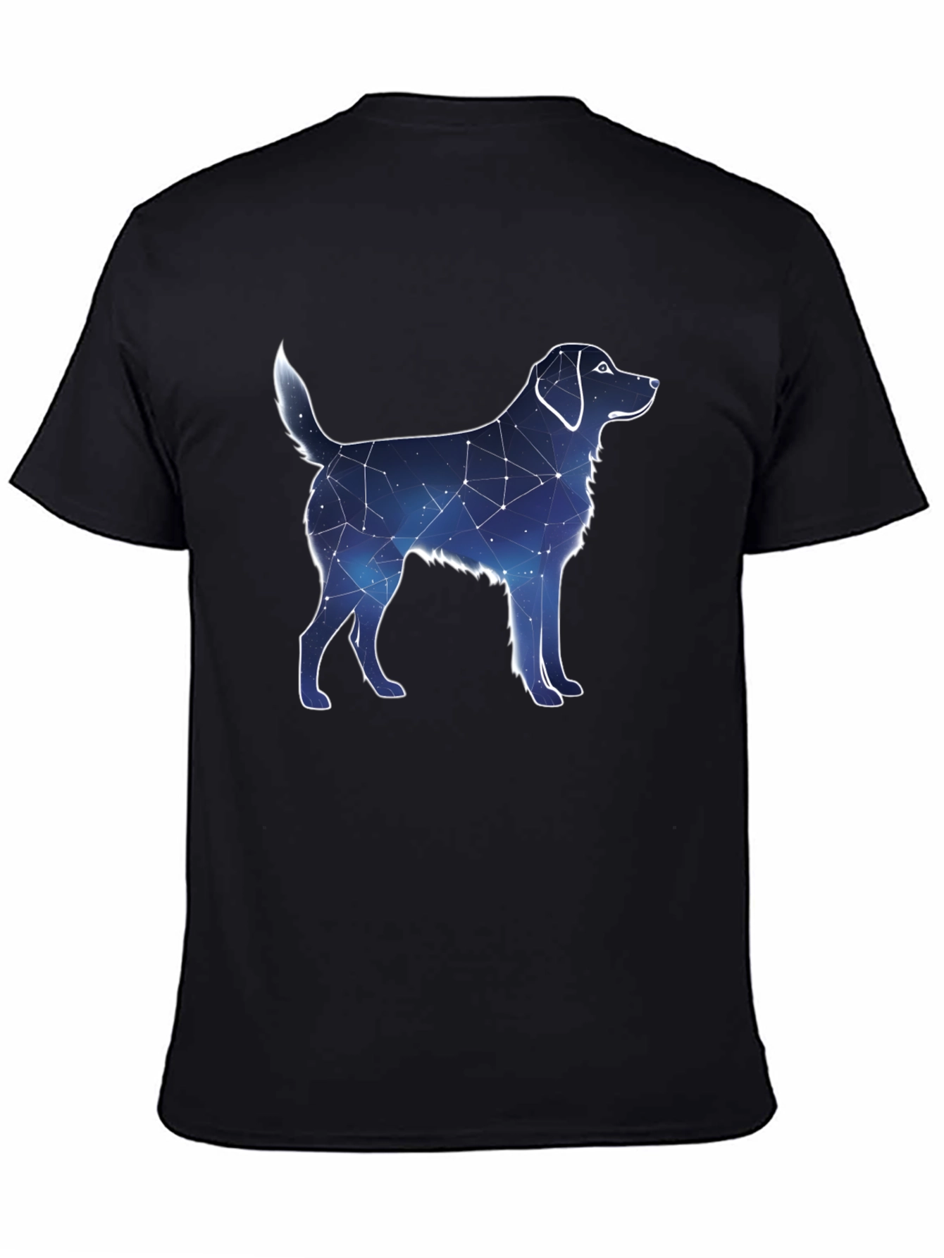 Constellation Dog Graphic Tee - Black