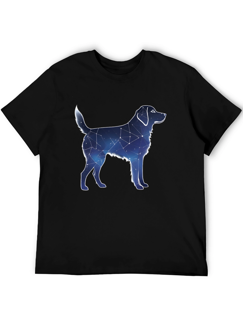 Constellation Dog Graphic Tee - Black