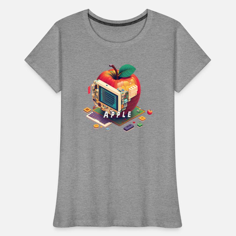 Apple-Inspired Pixel Computer Image