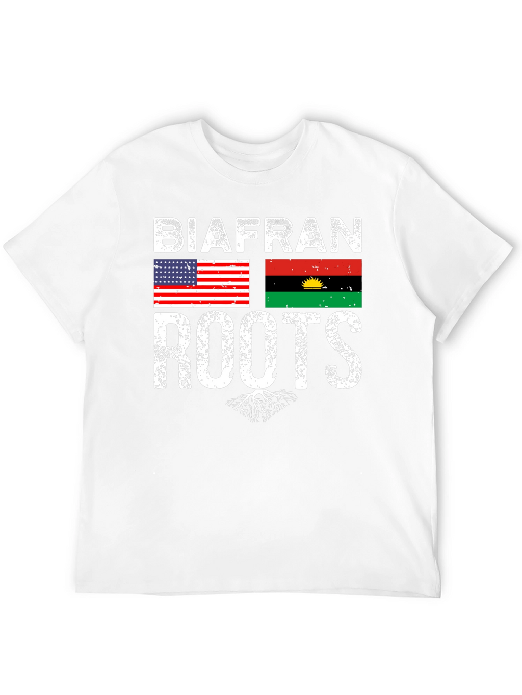 Biafran Roots T-Shirt - USA Flag