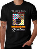 Quilting Grandma Graphic T-Shirt
