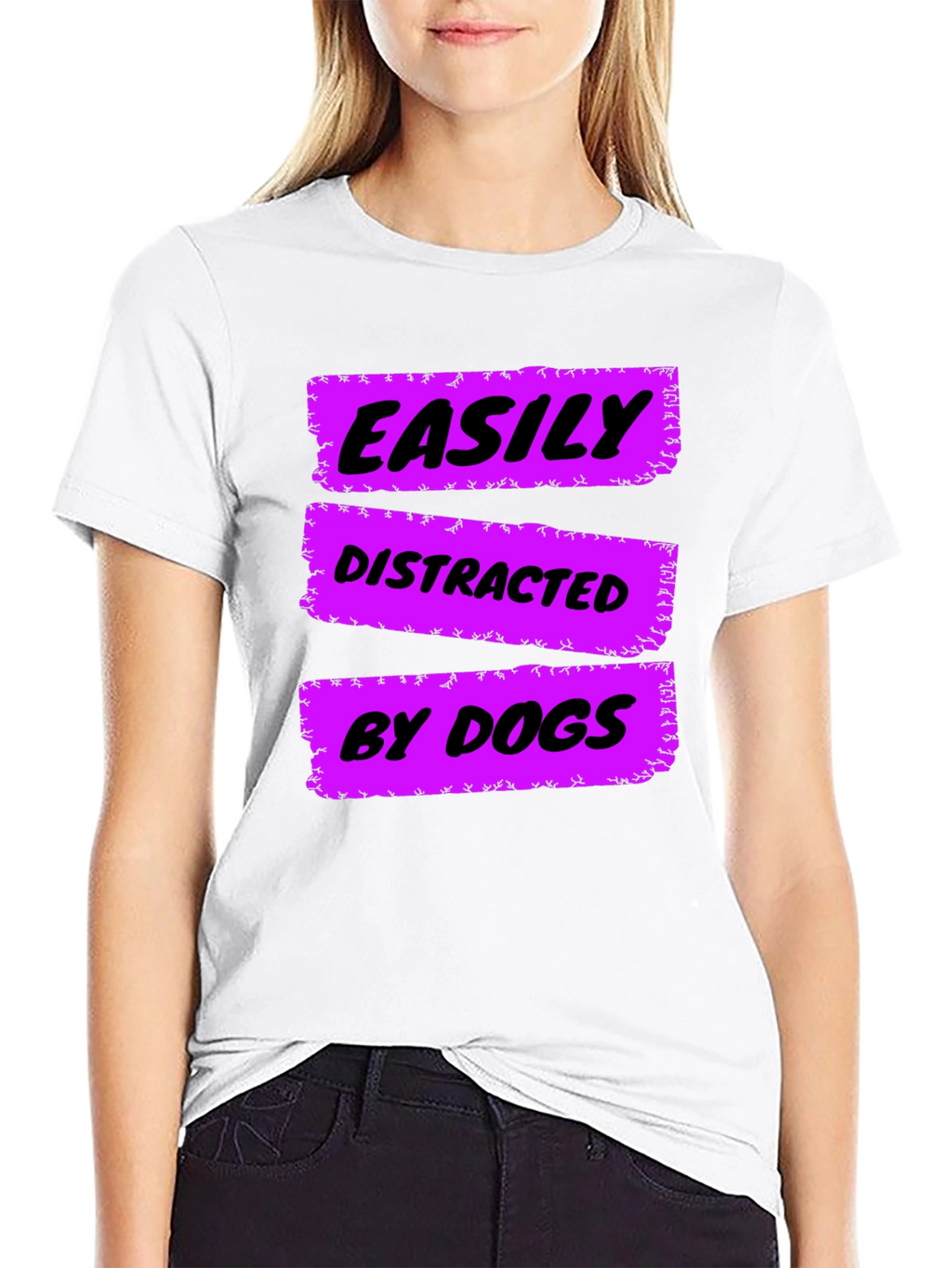 Easily Distracted by Dogs Graphic Tee