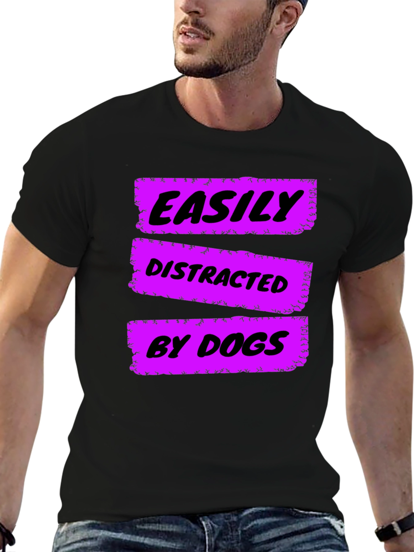 Easily Distracted by Dogs Graphic Tee