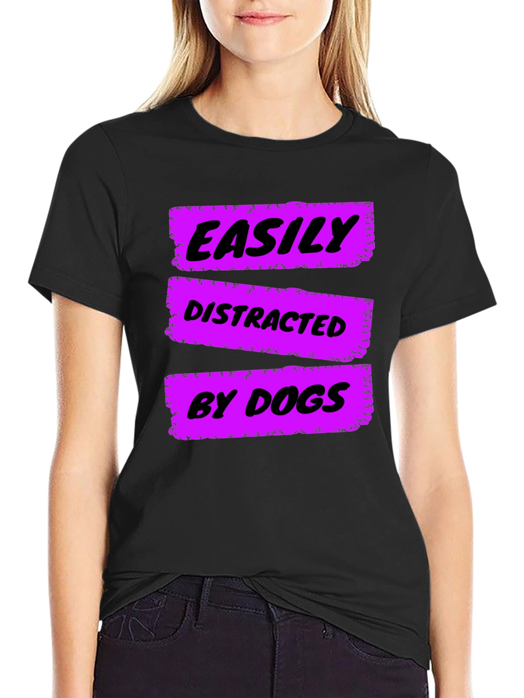 Easily Distracted by Dogs Graphic Tee
