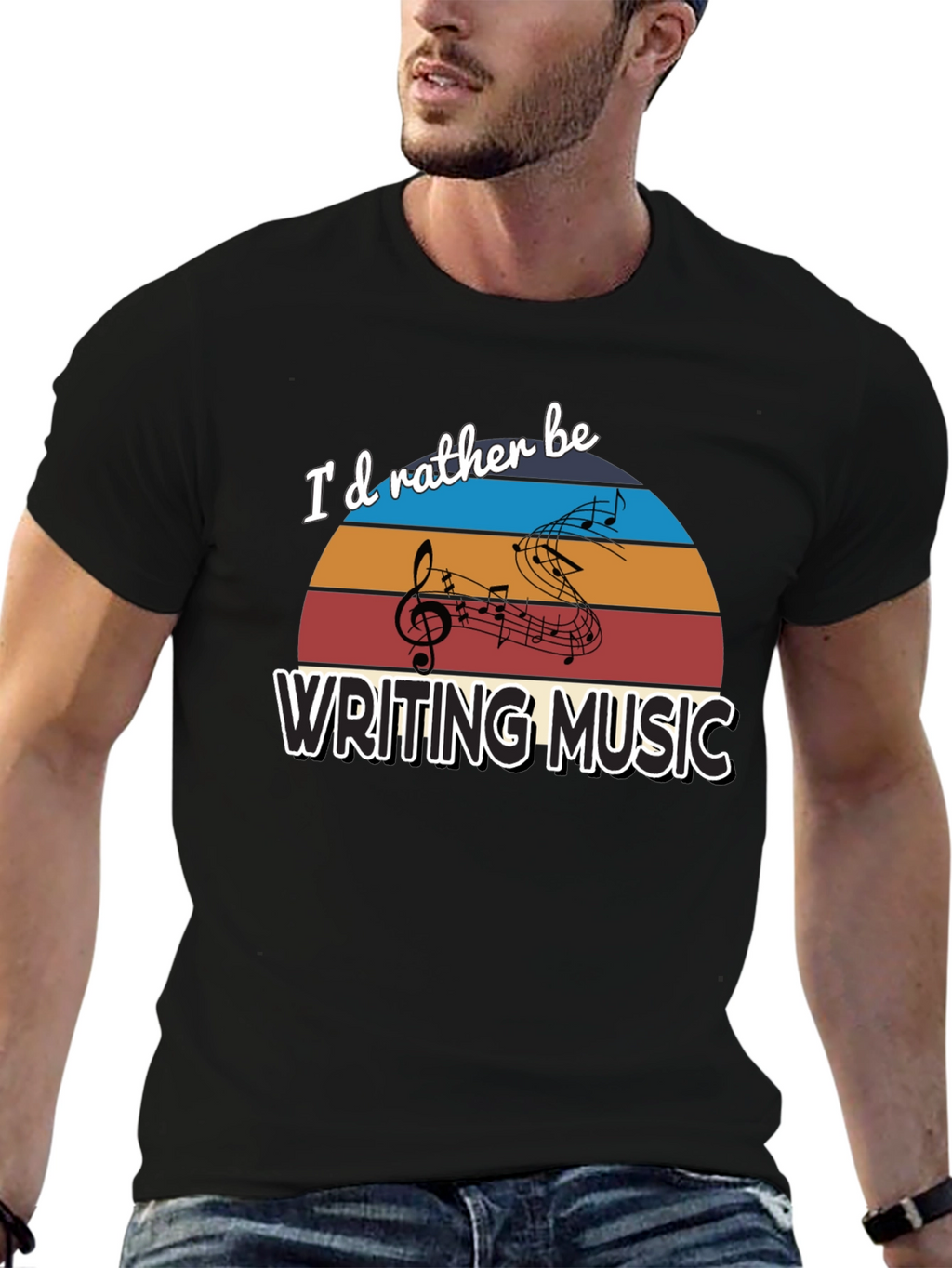 Id Rather Be Writing Music T-Shirt