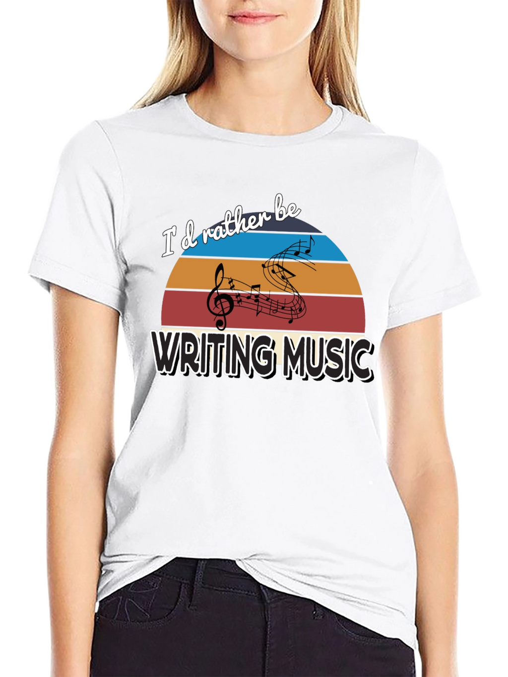 Id Rather Be Writing Music T-Shirt