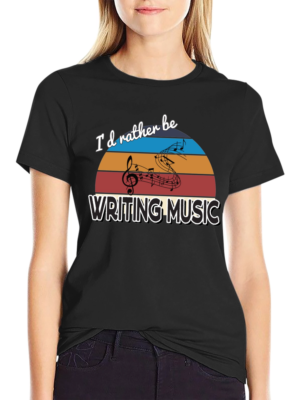 Id Rather Be Writing Music T-Shirt