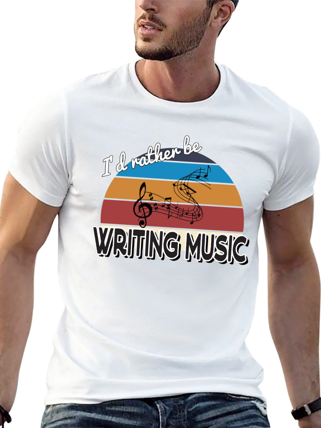 Id Rather Be Writing Music T-Shirt
