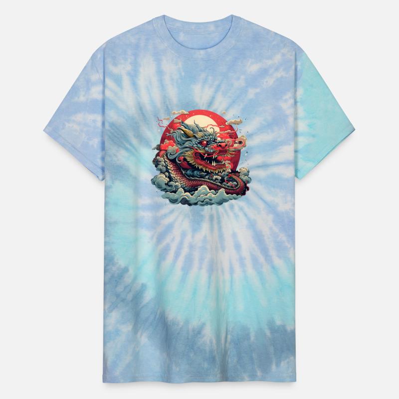 Asian Dragon Anime Japanese Sea