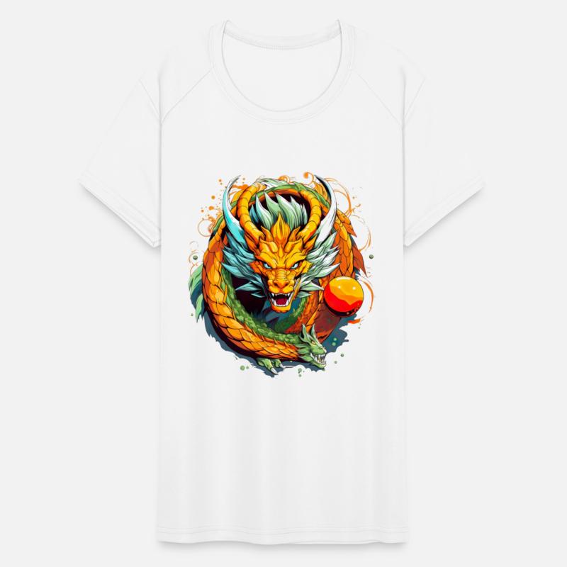 Asian Dragon Anime Japanese Sea Waves